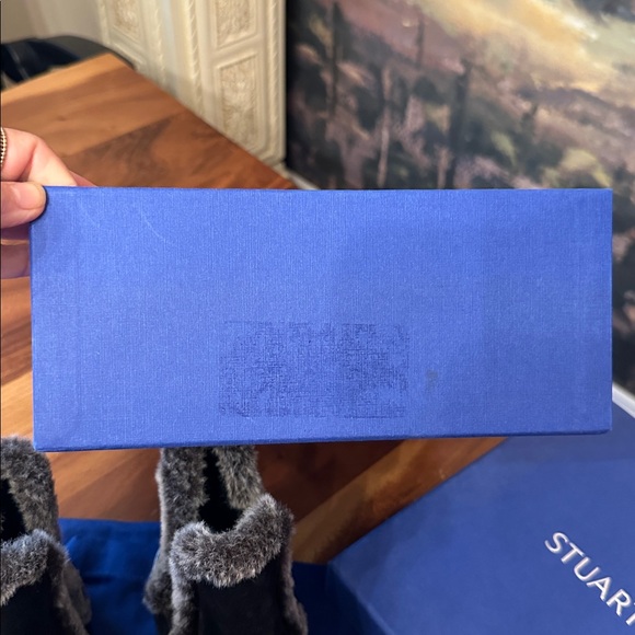 BNWT Stuart Weitzman Winter Fur-Trim Ankle Boots - Picture 17 of 17